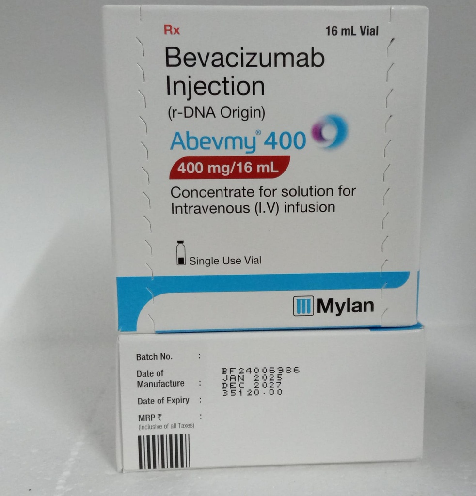 BEVACIZUMAB 400 MG/16ML (ABEVMY 400 ) MYLAN (IMP INDIA)