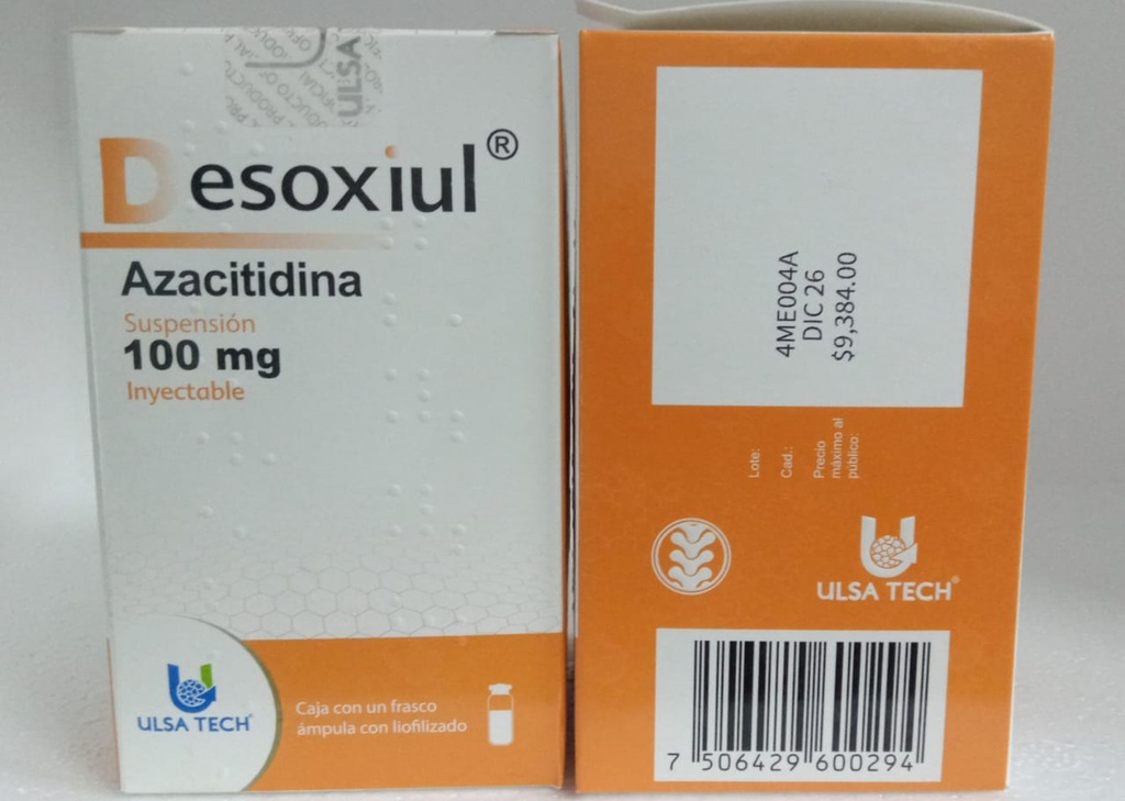 AZACITIDINA 100 MG (DESOXIUL)-ULSA TECH  NACIONAL