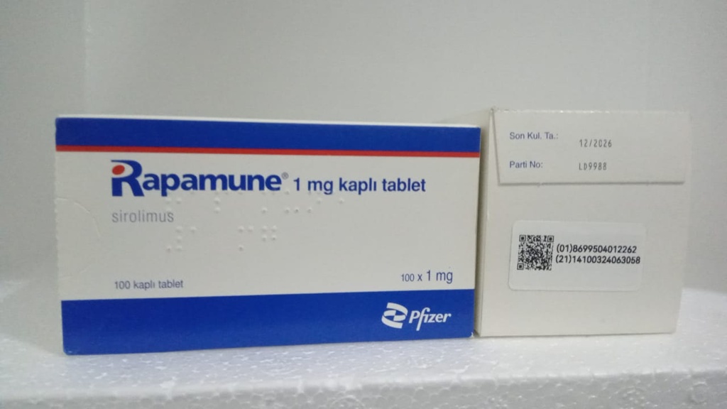 SIROLIMUS 1 MG (RAPAMUNE) Pfizer