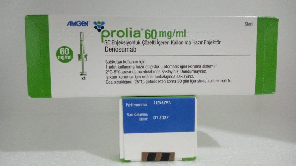 DENOSUMAB 60 MG/ML (PROLIA 60 MG)- AMGEN IMPORTADA TURQUIA