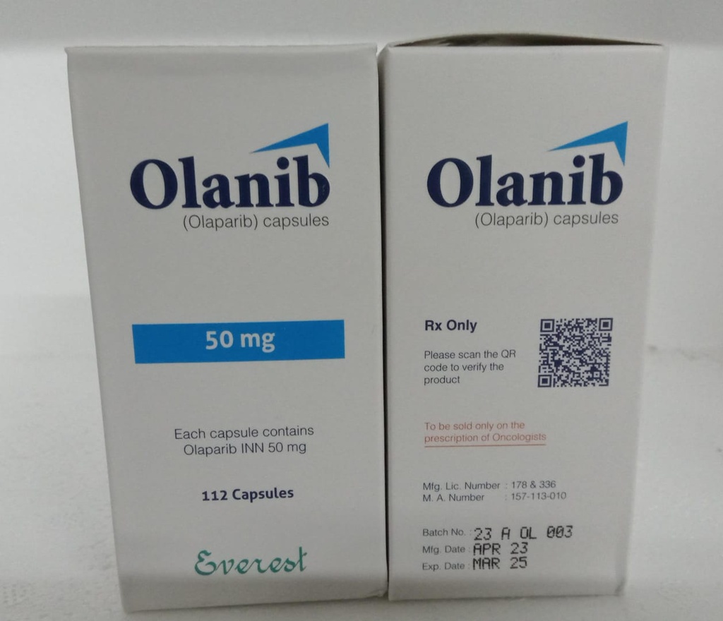 OLAPARIB 50 MG (OLANIB) EVEREST IMPORTADO INDIA