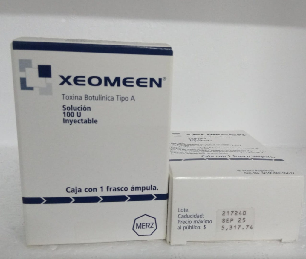 TOXINA BOTULINICA TIPO A 100U (XEOMEEN) MERZ  NACIONAL