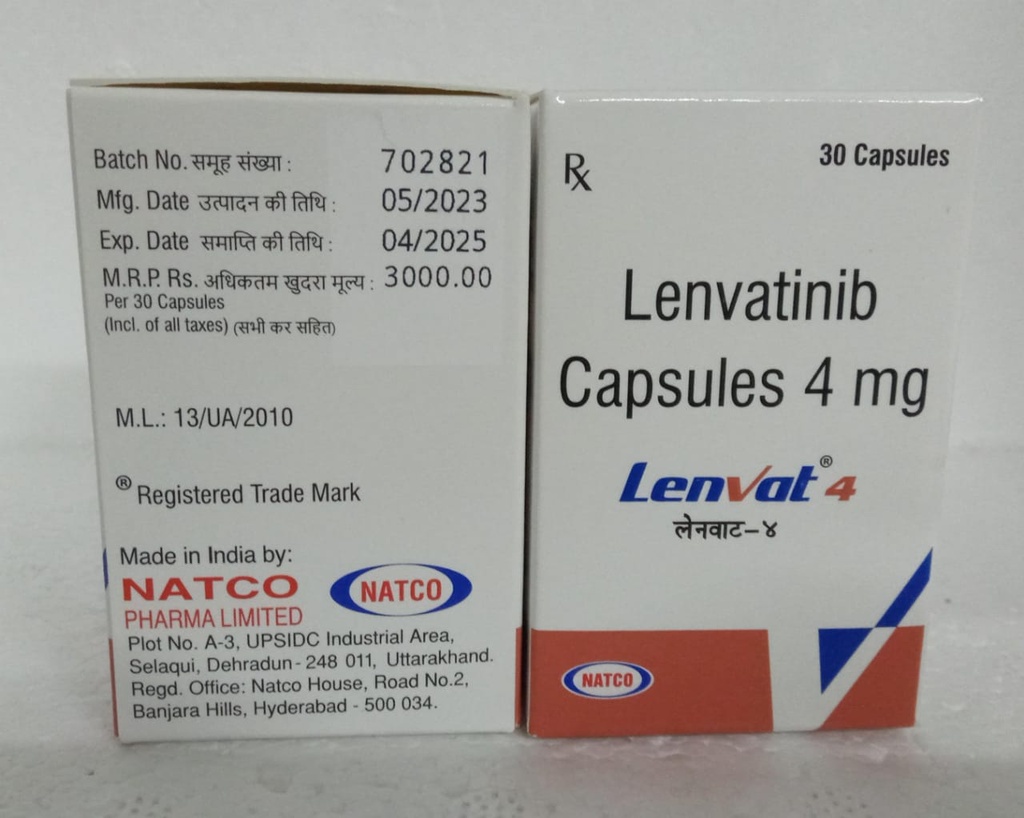 LENVATINIB 4MG (LENVAT) NATCO