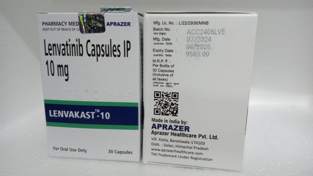LENVATINIB 10MG(LENVAKAST) APRAZER