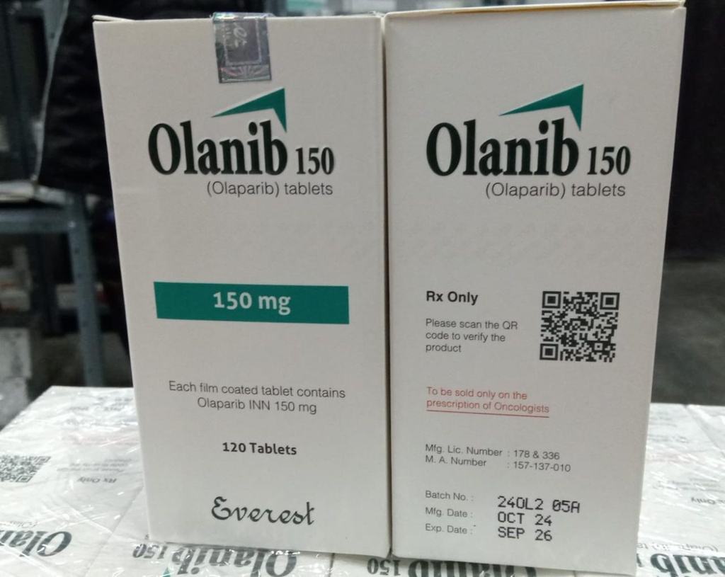 OLAPARIB 150 MG (OLANIB) EVEREST IMPORTADO INDIA