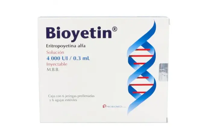 ERITROPOYETINA ALFA 4,000 UI/ML (BIOYETIN 4,000 ) - PROBIOMED [NACIONAL]