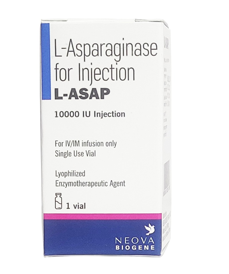 L-ASPARAGINASE 10000  (L-ASAP 10000 IU) - NEOVA BIOGENE(IMP INDIA)
