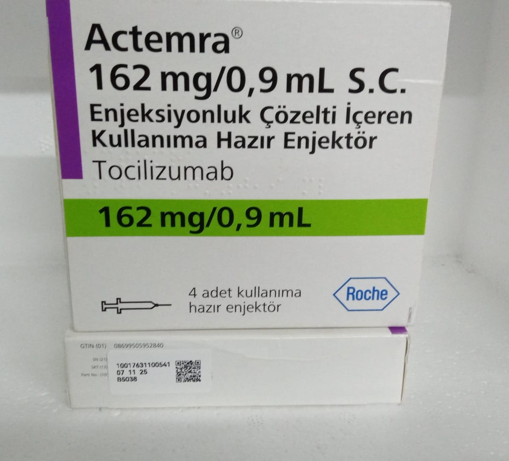 TOCILIZUMAB 162 MG -0.9ML (ACTEMRA 162 MG )- ROCHE (IMP TURQUIA)