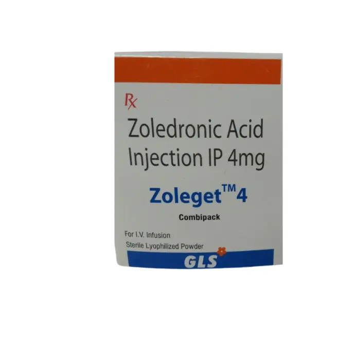 ZOLEDRONIC  ACID 4 MG ( ZOLEGET) GLS  IMPORTADO INDIA