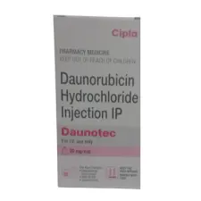 DAUNORUBICIN HYDROCHLORIDE 20 MG (DAUNOTEC) CIPLA IMPORTADA