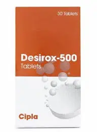 DEFERASIROX DISPERSIBLE 500 MG (DESIROX) CIPLA IMPORTADO INDIA