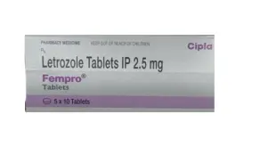 LETROZOLE TABL 2.5MG (FEMPRO) CIPLA IMPOTADO INDIA