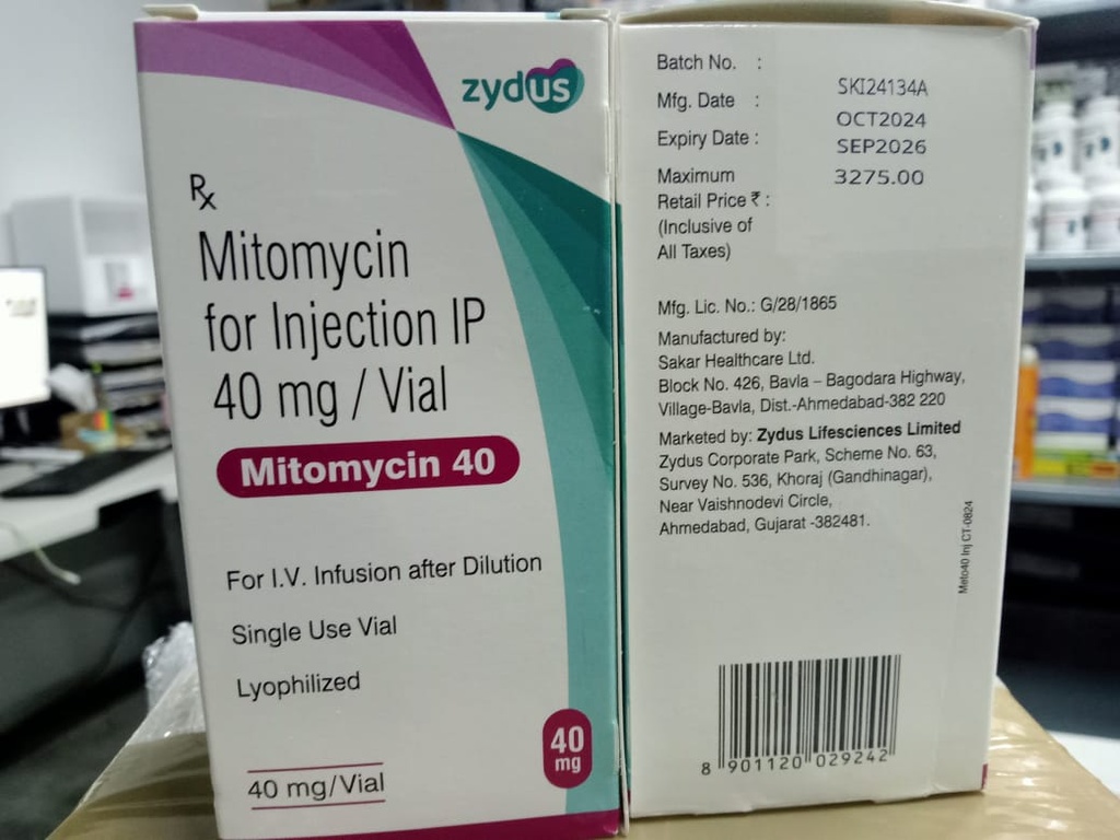 MITOMYCIN 40MG - ZYDUS CELEXA IMPORTADO INDIA