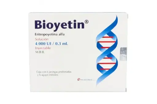 ERITROPOYETINA ALFA 4,000 UI/ML (BIOYETIN 4,000 ) - PROBIOMED [NACIONAL]