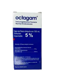 INMUNOGLOBULINA HUMANA 5%      100 ML  (OCTAGAM) 